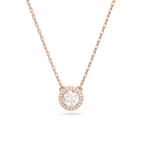 Swarovski Constella Pendant Round Cut Pav233 White Rose Gold Tone Plated 5636272