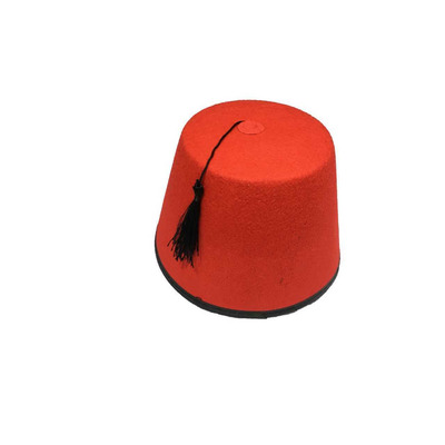 Red Fez Tarboosh Morocco Greek Hats - Choose Amount - One