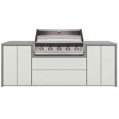 BeefEater Harmony Outdoor Kitchen with 1600 Series 5 Burner Stainless Steel BBQ