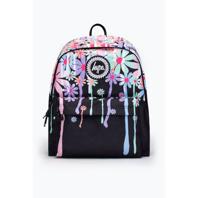 Hype Black Daisy Drip Backpack