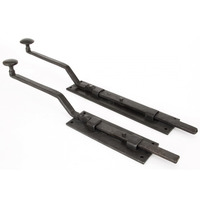 From The Anvil French Door Bolt (6" OR 10"), Beeswax - 33855 BEESWAX - 6"