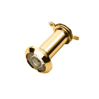 Carlisle Brass Door Viewer, Polished Brass - AA76 POLISHED BRASS - PLASTIC LENS