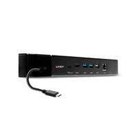 Lindy USB 3.2 Gen 2 Type C Docking Station Wired USB 3.2 Gen 1 (3.1 Gen 1) Type-C 100 W 1.4/2.2 1000 Mbit/s Black