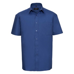 Russell 937m Short Sleeve 100 Cotton Poplin Shirt