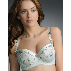 Fauve Dali Padded Half Cup Bra Moonstone Blue