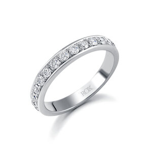 Pave Set Diamond Eternity Ring 050cts
