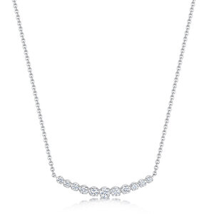 Diamond Line Necklace 049cts