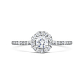 Click to view product details and reviews for Brilliant Cut Diamond Halo Ring 060cts.