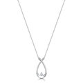 Click to view product details and reviews for Diamond Twist Necklace 004cts.