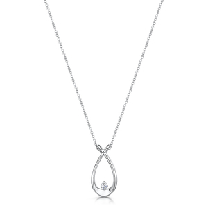 Diamond Twist Necklace 004cts