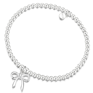 Rox Silver Bow Bracelet