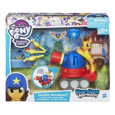 My Little Pony Guardians of Harmony Cheese Sandwich Pony with Party Tank