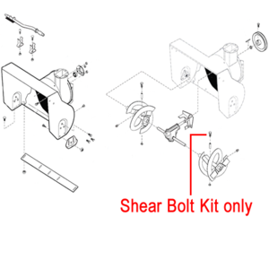 Stiga 1812 9005 01 Shear Bolt Kit For The Stiga Snow Flake And Snow Blizzard
