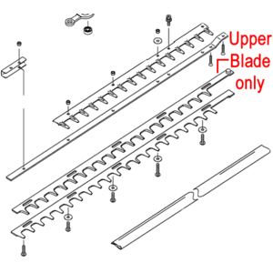 Kawasaki Khs750b Hedge Cutter Upper Blade