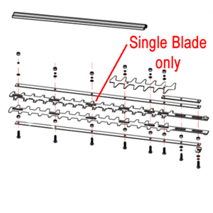 Gardencare Hedgetrimmer Blade Gcgjb25d0601 00