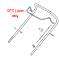 Click to view product details and reviews for Mountfield Opc Blade Brake Lever Handle 181003363 1.