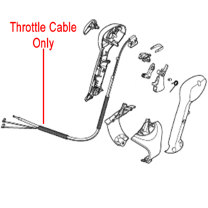 Stihl Throttle Cable Br200 Blower 4241 180 1100