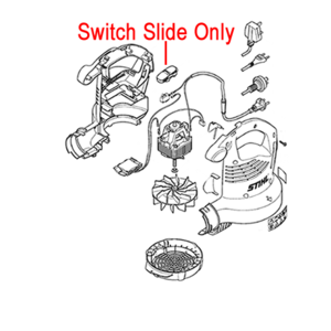 Stihl Switch Slide Bge71 Blower 4811 432 2000