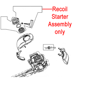 Mitox Recoil Starter Assembly Migjb25d0201 0