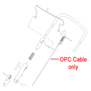 Hayter R53 Opc Engine Brake Cable 107 3903