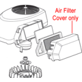 Click to view product details and reviews for Mountfield 7250 Air Filter Cover 118550322 0.