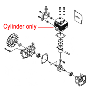 Gardencare Blower Cylinder 1e34fb 5