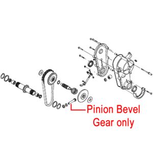 Honda Lawnmower Pinion Bevel Gear 23411 Vb3 801