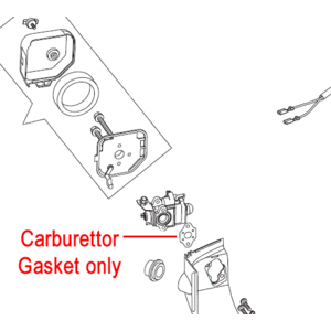 Mountfield Mhj2424 Carburettor Gasket 123280081 0