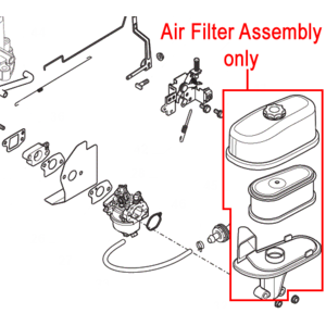 Mountfield Air Filter Assembly 5750 Series 118551133 0