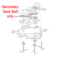 Click to view product details and reviews for Hayter St42 Cutter Deck Secondary Belt 151038.