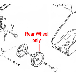 Al Ko Lawnmower Rear Wheel 441256