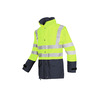 Click to view product details and reviews for Sioen Brighton High Vis Yellow Rain Jacket.