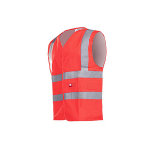 Sioen 307a Hellisan Anti Static Fr Red High Vis Vest