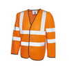 Click to view product details and reviews for Uc802 High Vis Orange Long Sleeve Vest.