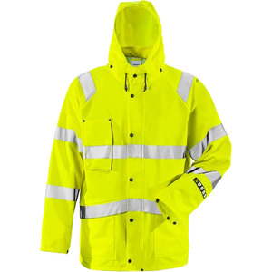 Fristads Flame High Vis Yellow Rain Jacket 4845