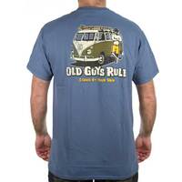 Old Guys Rule Tee - Stand by Your Van - Blue, L