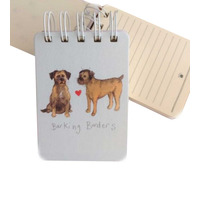 Alex Clarks Barking Borders Small Spiral Notepad