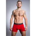 British Boxers Fire Engine Red Stretch Trunk