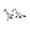 Click to view product details and reviews for Kiss Me Under The Mistletoe Stud Earrings In Silver Default Title.
