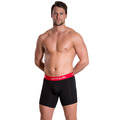 Comfyballs Black/Red Longer Leg Cotton Boxer Brief