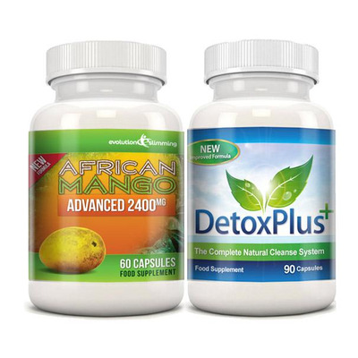 Pure African Mango 2400mg & Detox Cleanse Combo Pack - 1 Month Supply