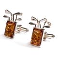 Click to view product details and reviews for Golf Club Cufflinks In Silver And Amber Cherry.