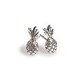 Click to view product details and reviews for Miniature Pineapple Stud Earrings In Silver Default Title.