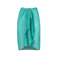 Seaspray 36-3810 SeaSpray Just Colour Plain Waterfall Sarong 36-3810 Emerald 36-3810 Emerald