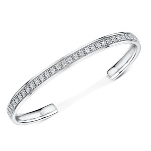 Rox Boho Skinny Silver Torque