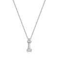 Click to view product details and reviews for Rox Bamboo Sterling Silver Letter I Pendant.