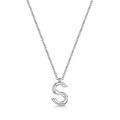 Click to view product details and reviews for Rox Bamboo Sterling Silver Letter S Pendant.