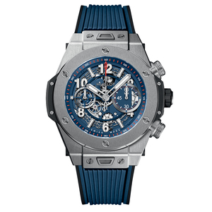 Hublot Big Bang Unico Blue Dial Watch 45mm 411nx5179rx