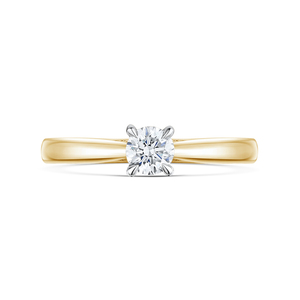 Adore Brilliant Cut Diamond Yellow Ring 044cts