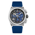 Click to view product details and reviews for Zenith Defy El Primero 21 Blue Strap Watch.